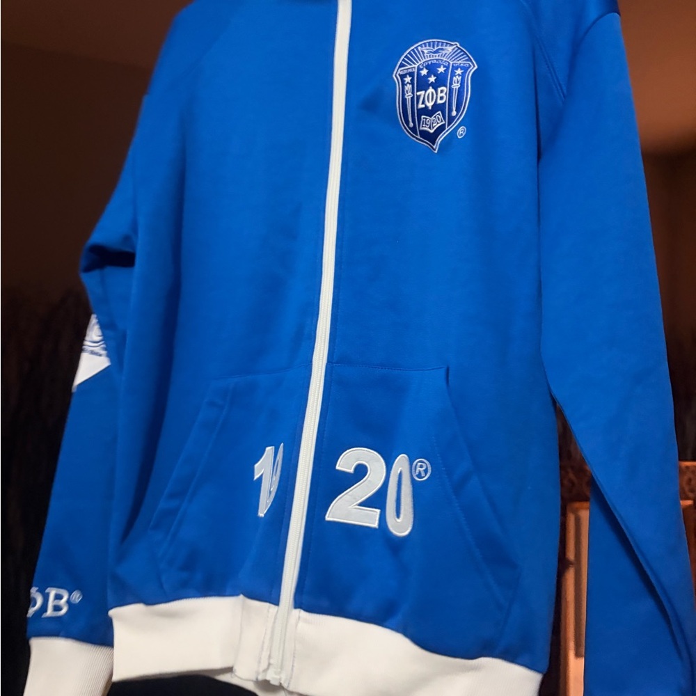 Blue Zeta Phi Beta Zip-Up Jacket